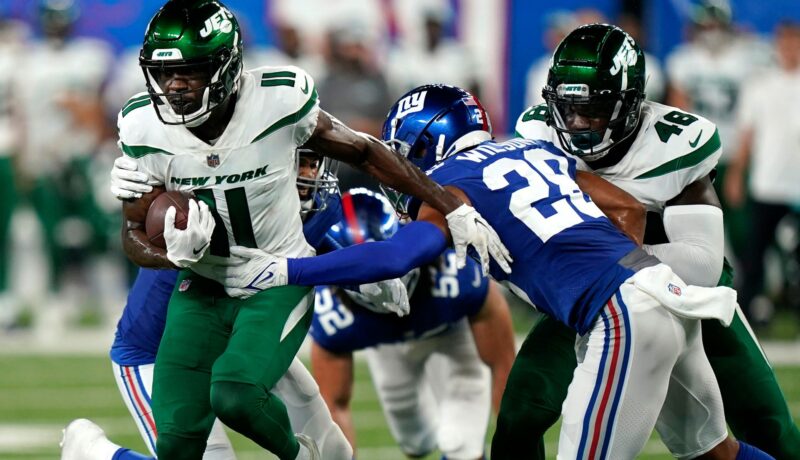 NY Jets Game Notes (KRL); Mims, Huff & Wilson