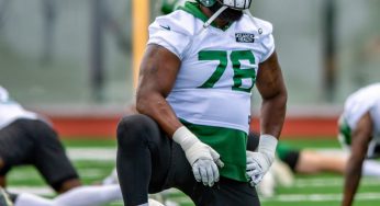 Saleh on the Offensive Line