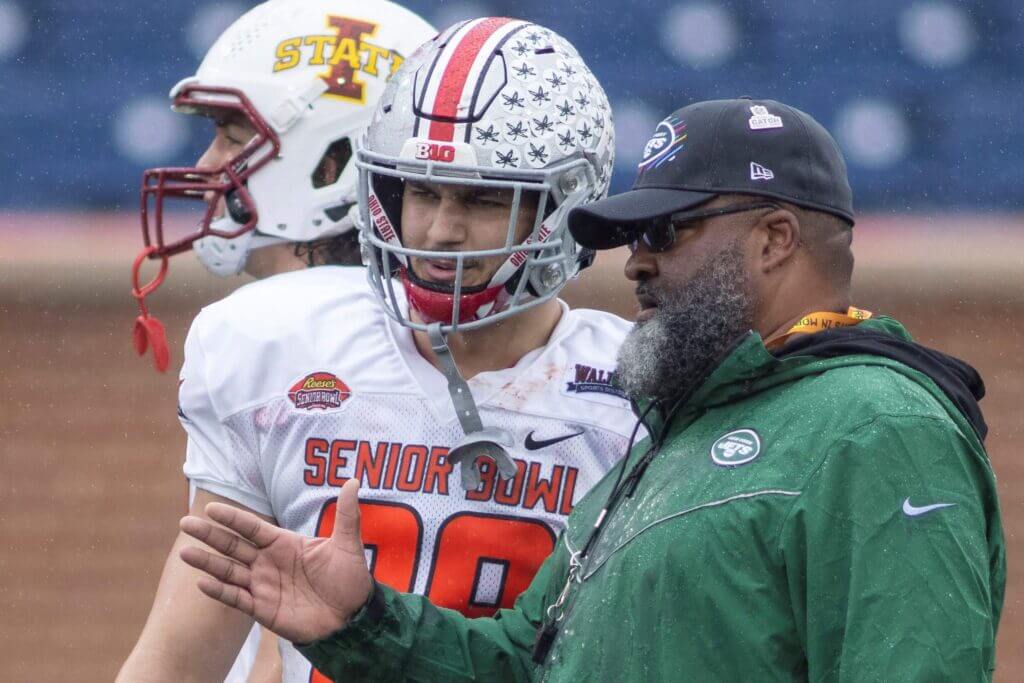 Jets at Senior Bowl