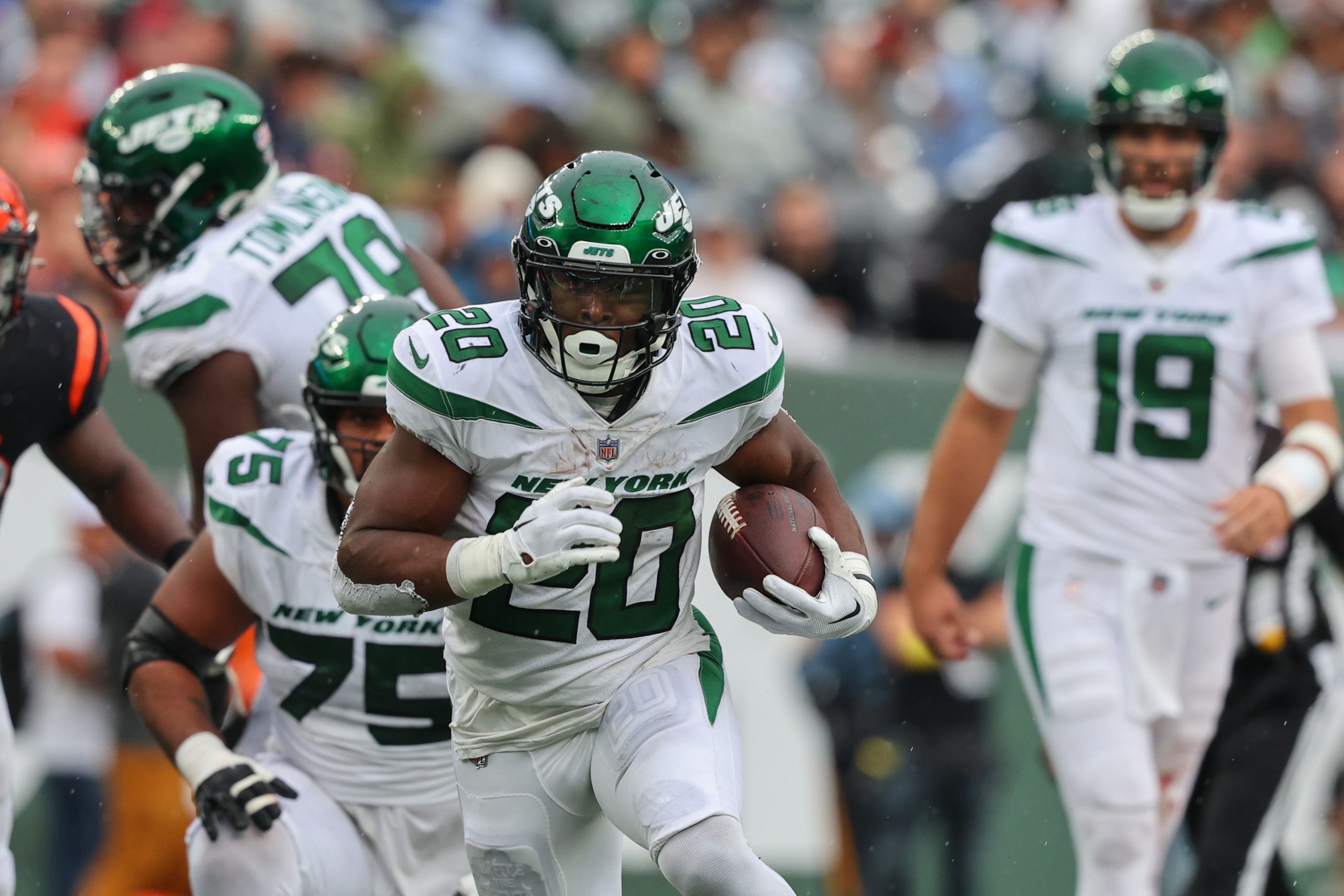 NFL: Cincinnati Bengals at New York Jets - JetNation.com - New York Jets Blog & Forum Breece Hall