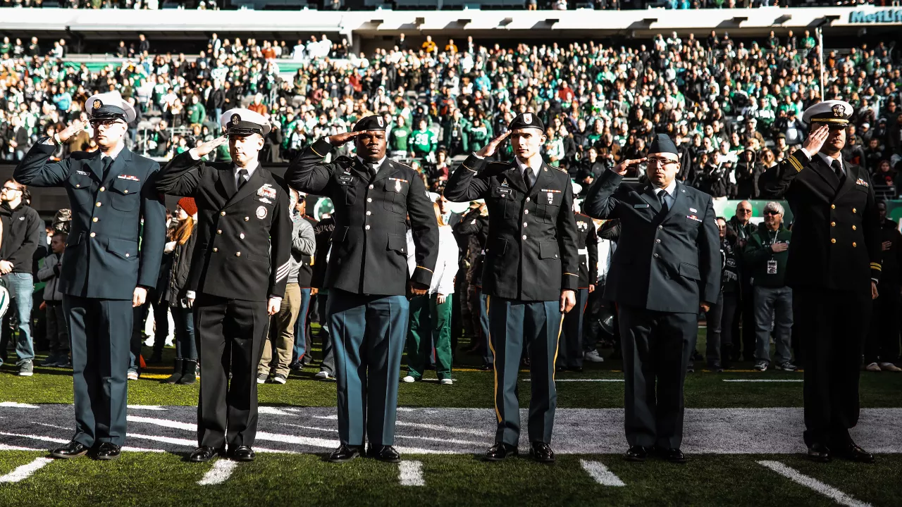 NY Jets Honor Military