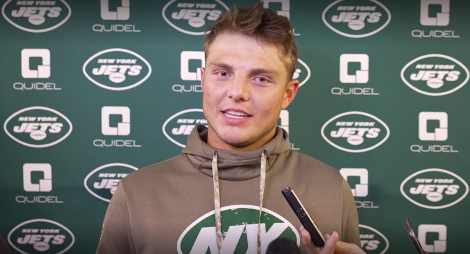 Zach Wilson Flops on Field; Does Worse in Post-Game Presser Following Jets Ugly 10-3 Loss