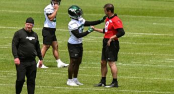 Aaron Rodgers has Praise for Pair of Undrafted Rookie Receivers as Jets Offseason Program Comes to Close