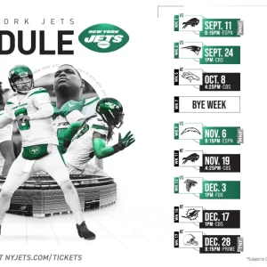 NY Jets Schedule (Preseason) Officially Announced