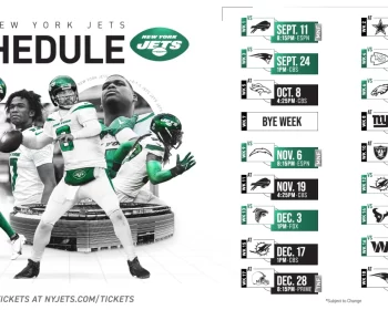 NY Jets Schedule (Preseason) Officially Announced