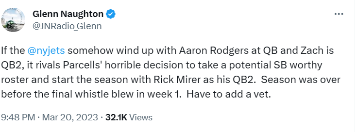 QB2 tweet - JetNation.com - New York Jets Blog & Forum Jet Nation