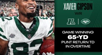 Xavier Gipson (Special Teams) & Jordan Whitehead (Defense); AFC Players of the Week