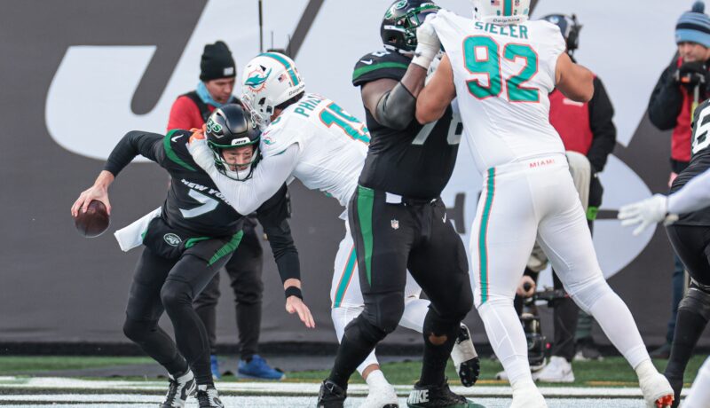 Pathetic Jets Offense Flops With Tim Boyle Versus ‘Phins in 34-13 Loss
