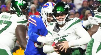 Zach Wilson Benched in Jets 32-6 Loss; Saleh Noncommittal on QB Next Week