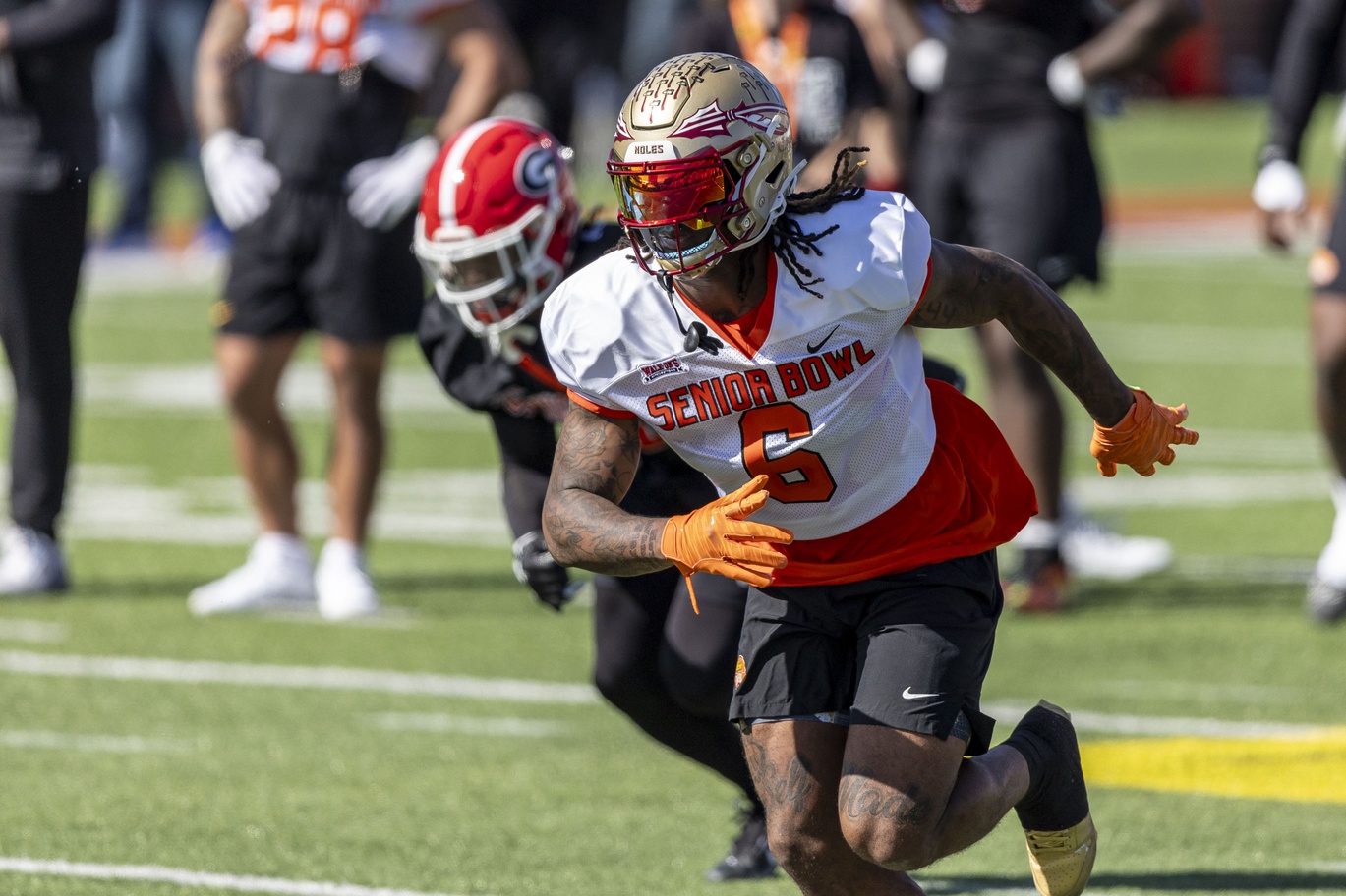 NCAA Football Senior Bowl Practice - JetNation.com - New York Jets Blog & Forum Jaheim Bell