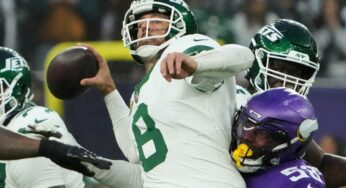London Losers; Jets Hand Vikes win as Rodgers Throws 3 Picks