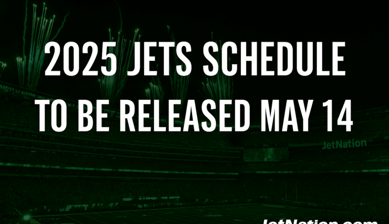 2025 Jets Schedule Set to Be Released May 14th