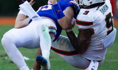 New York Jets Trade Up and Select DE Tyler Baron in Round 5