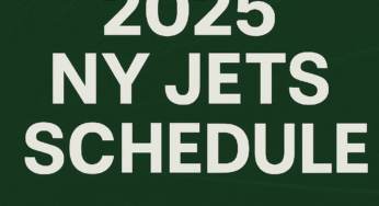 NY Jets 2025 Schedule Announced
