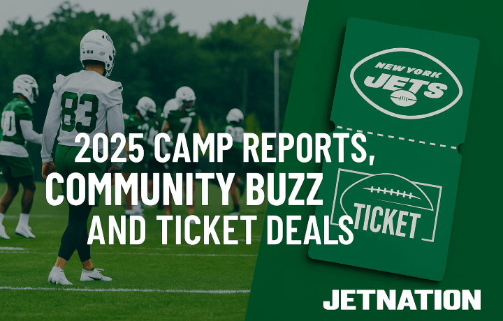 Jets Training Camp Opens, Discounted Tickets Available, Site Upgrades Coming