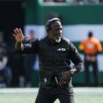 Aaron Glenn during win vs Cincy - JetNation.com - New York Jets Blog & Forum