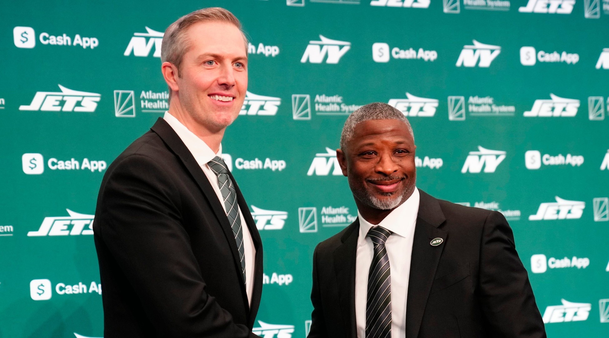 Darren Mougey and Aaron Glenn - JetNation.com - New York Jets Blog & Forum Darren Mougey - Aaron Glenn